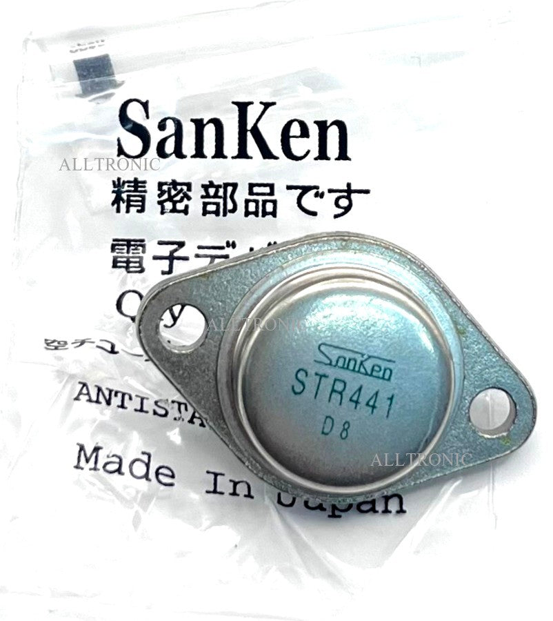 Genuine Vintage Power Regulator IC STR441 TO3 Metal Can Sanken