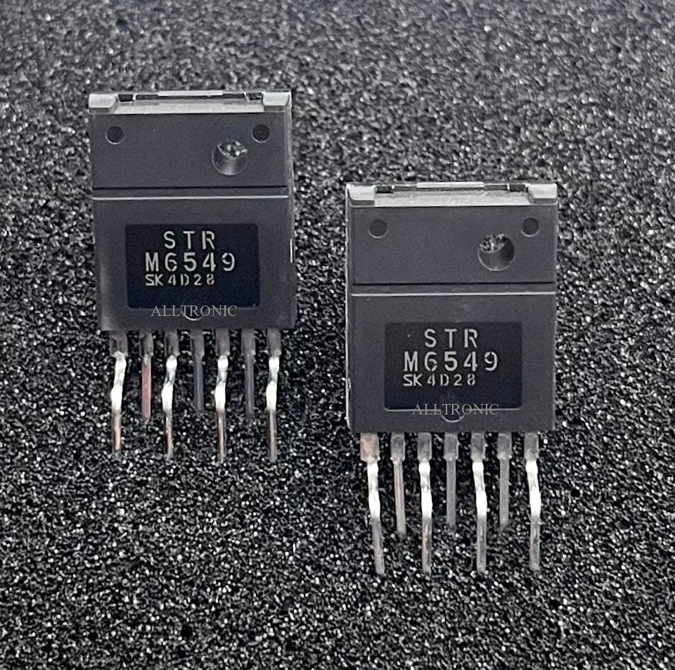 Genuine Power Switching Regulator IC  STRM6549 / STR-M6549 4-3 SIL7 Sanken