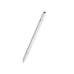 Universal Smart Tablet Phone Touch Pen  Capacitive Stylus Disk Silicone 3-in-1 Magnetic Stylus JB09 White for IOS and Android Device