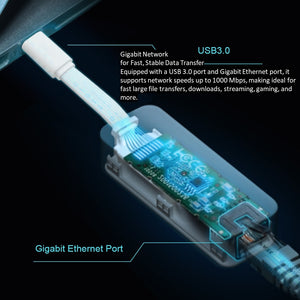 TP-Link USB-C Type C to RJ45 Gigabit Ethernet Network Adapter UE300C (New)