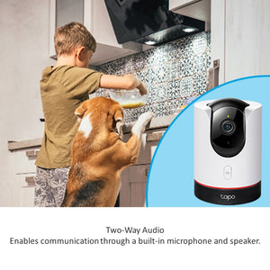 TP-Link C225 Pan Tilt AI Home Security Wi-Fi Camera Panoramic Recording & Privacy Protection