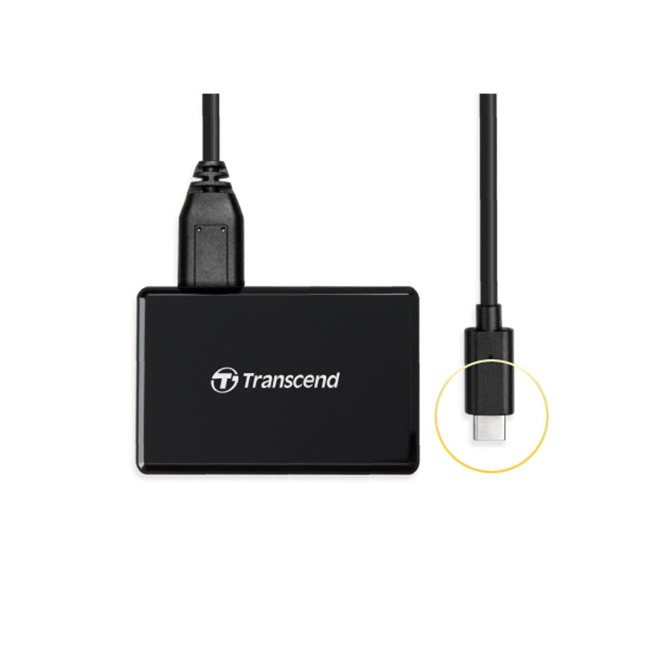 Transcend Card Reader TS-RDC8K2 USB3.1 Gen 1 ( Type C ) All in 1 Multi Card Reader