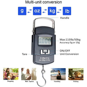 Travel / Portable Electronic Weighing Scale 50Kg/10G  - WH-A08