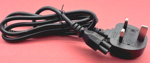 Power Cord 3Pin UK to C5 (Notebook) 1.2Meter with Safety Approved Mark