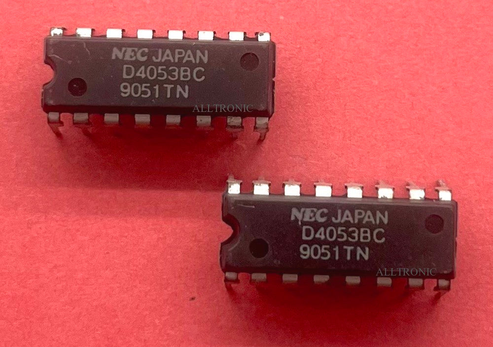 Cmos IC / Quad Bilateral Switches UPD4053BC / D4053BC Dip14 NEC