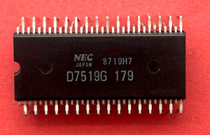Antique  VCR / Video MicroP / Microprocessor IC UPD7519G-179 DIP64 NEC