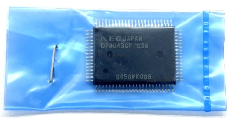 Genuine Audio/Video MicroP / Microprocessor IC UPD78043GF-038 QFP80 NEC