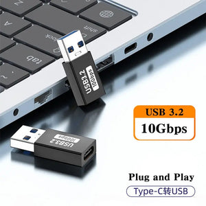 USB C 3.2 Type C Female to USB A Male Converter 10GBPS Data and Sync  USB OTG adapter (1PC)