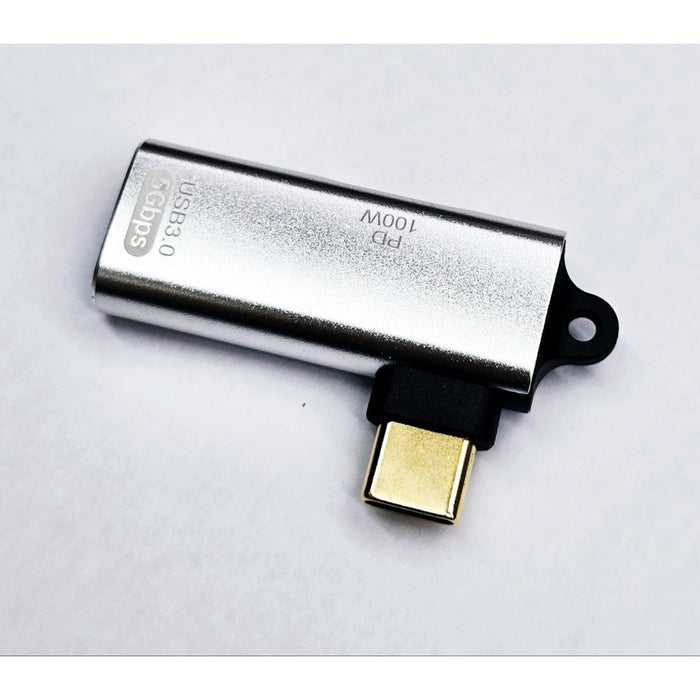 USB C  Type C Male adapter to 5GBPS USB A female + PD  100W Silver