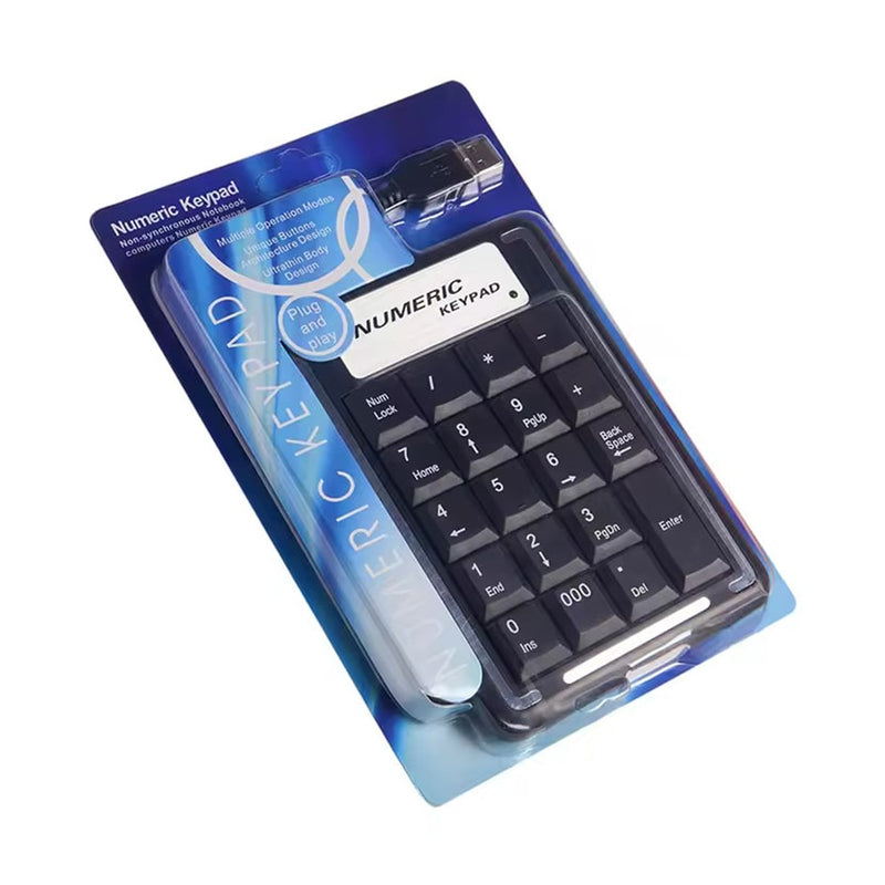 Portable Mini USB Numeric Keypad K015 19 Keys Number Pad – Alltronic ...