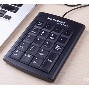 Mini USB Portable Numeric Keypad K013 19 Keys Number Pad