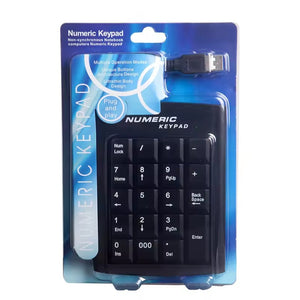 Mini USB Portable Numeric Keypad K013 19 Keys Number Pad