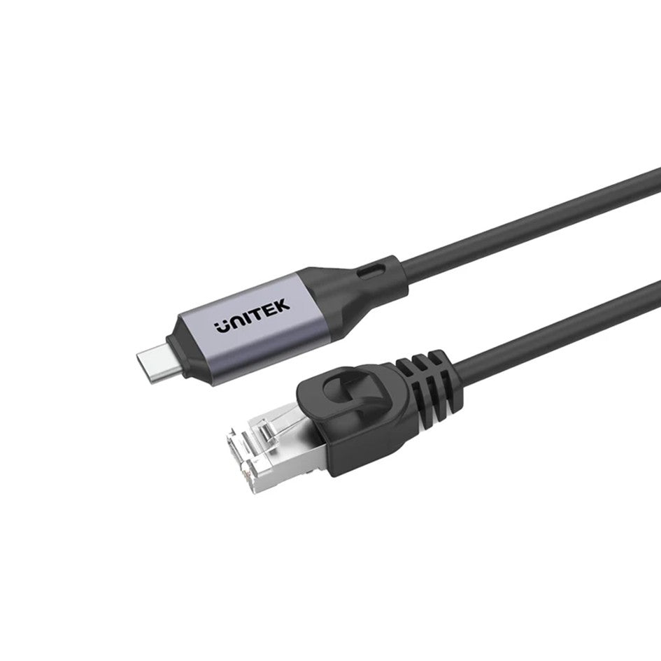 UNITEK USB-C to RJ45 Ethernet Cable 1M Gigabit LAN Network, supports Thunderbolt 3/4 and backward compatible / Type C to Ethernet RJ45 C18148AGY01
