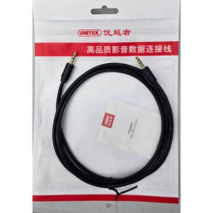 Premium Aux 3.5mm Audio Cable 3.5mm Male to Male (M/M) 1.5Meter YC927BK Unitek
