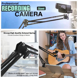 Webcam / Camera  Holder Clamp to Table With Extendable Arm