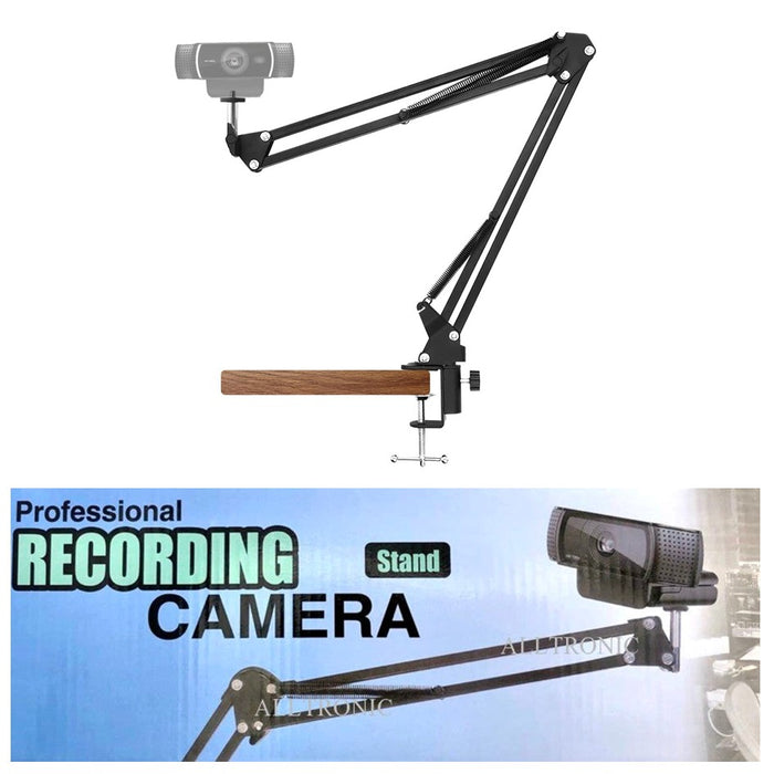 Webcam / Camera  Holder Clamp to Table With Extendable Arm