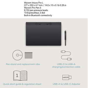 Wacom Intuos Pro 2025  Gen.8  Small / Medium / Large