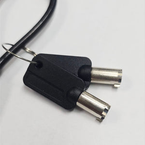 Wedge / Noble Lock  Notebook Security Cable Key Lock LU-195