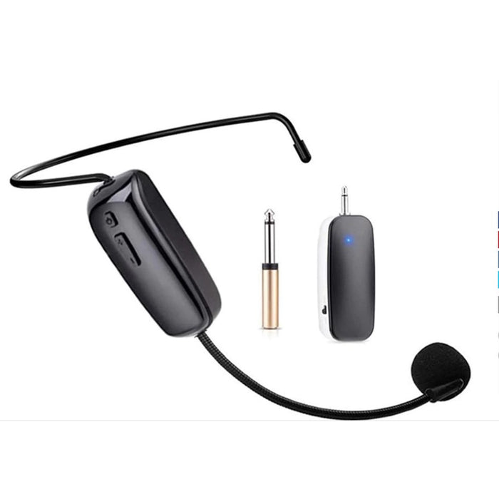 2 in 1 Handheld Wireless Microphone Professional Head-Wear Mic Volume Amplifier for Speech Teaching Radio Loudspeaker