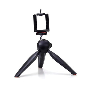 Yunteng  Portable Pocket Travel Tripod with  Mobile Phone Clip Holder YT 228