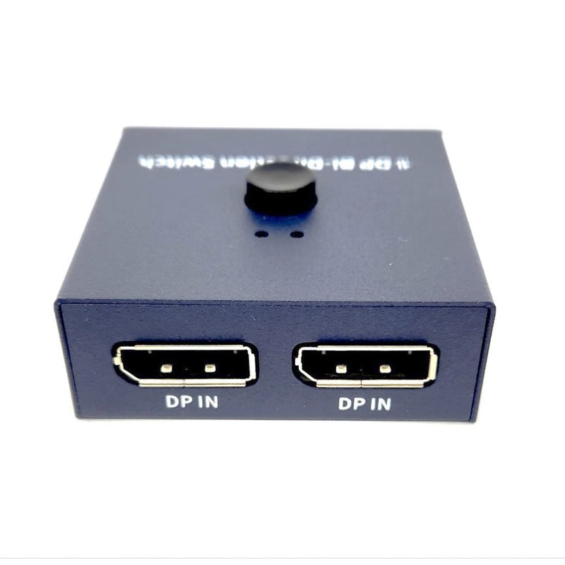 2 Port Display Port 4K 60hz Bi-directional Switch / DisplayPort Switch ...