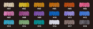 Arrtx Acrylic Marker Set of 18 (Metallic Colors)
