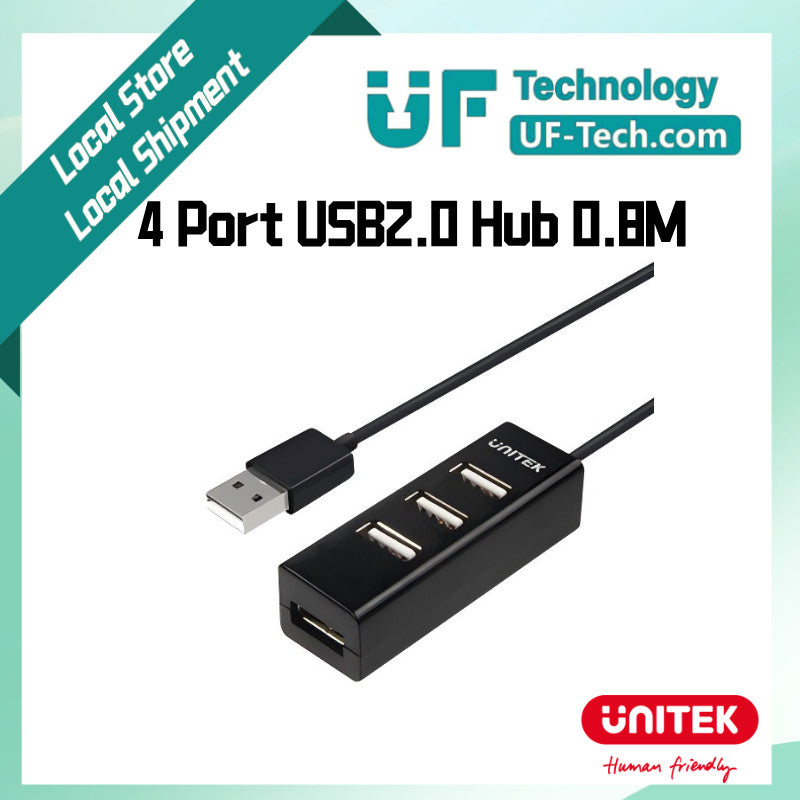 Unitek 4 Ports USB 2.0 Hub Y-2140