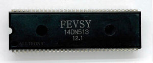 Original IC Microporcessor / IC 14DN513 FEVSY Dip64 Appl : Funai