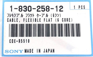 Car Audio Original Flexible Cable 6way 46x3.5mm 183025811 Sony