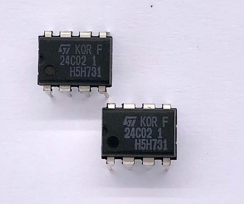Memory IC / EEprom IC ST24C02-1 / 24C02 Dip8 STM