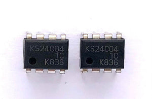 Memory IC / EEprom IC KS24C04 / 24C04 Dip8 Samsung