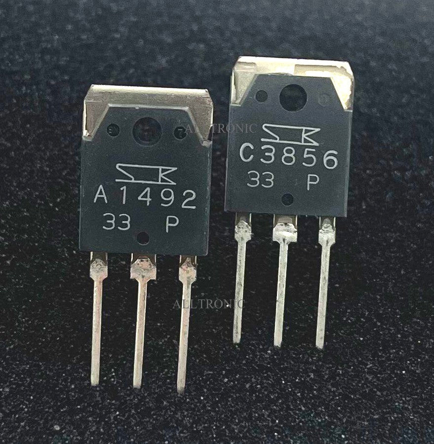 Original Audio Power Amplifier Transistor 2SA1492 / 2SC3856 P-Rank Sanken Japan