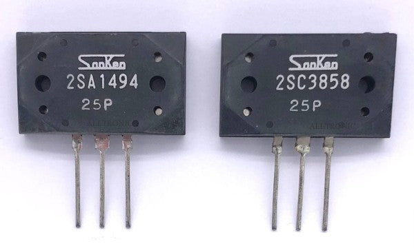 Original Audio Power Amplifier Transistor 2SA1494 / 2SC3858 P-Rank Sanken Japan