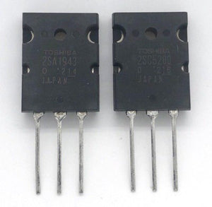 Genuine Audio Power Amplifier Transistor 2SA1943 / 2SC5200 Pair / Toshiba