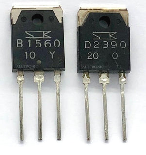 Original Audio Amplifier Darlington Power Transistor 2SB1560 Y / 2SD2390 O-Rank Sanken Japan