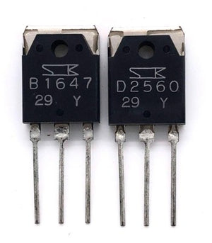 Audio Amplifier Darlington Power Transistor 2SB1647-O-Rank /2SD2560 P-Rank Sanken Japan