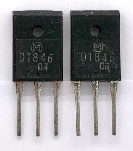 Color TV Horizontal Output Transistor 2SD1846 / D1846 TO3PF Panasonic