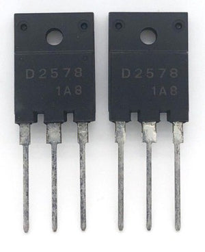 Color TV Horizontal Output Transistor 2SD2578 TO3PML Sanyo