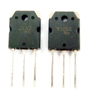 Original Audio Power Amplifier Transistor 2SJ162/ 2SK1058 Pair /  Renesas