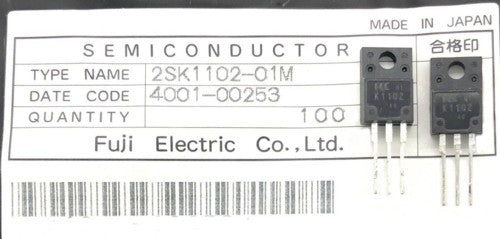 High Speed Power Switching Transistor 2SK1102-01MR TO220-3P Fuji Elect