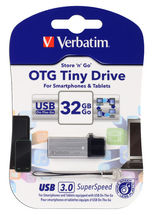 Verbatim Store "n" Go OTG Tiny Drive (USB3.0) 32GB