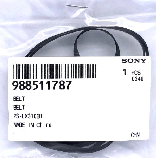 Audio Vinyl Turntable Rubber Belt 190x4x0.5mm 988511787 - Sony