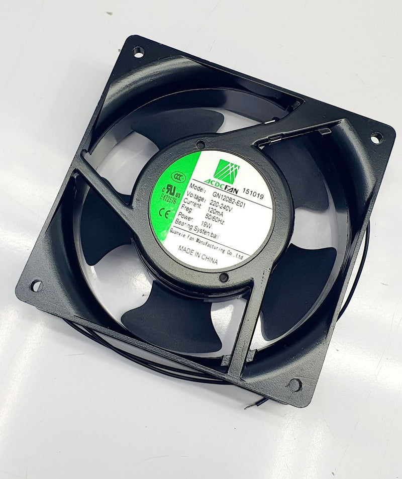 AC / DC Fan cooler 120x120x4cm Ball Bearing Blower 220-240V 19W ...