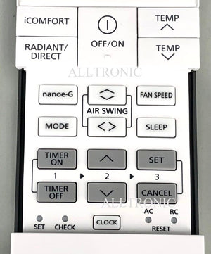 Genuine Air Con Remote Control 02110 = 02100 + Holder for Panasonic Split unit