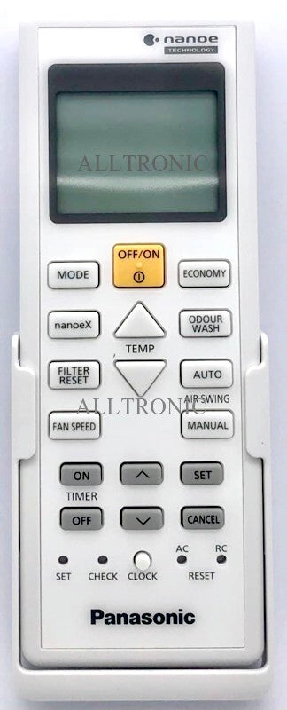 Genuine Air Con Remote Control 13740 + Holder for Panasonic Nanoe Tech Split unit AC