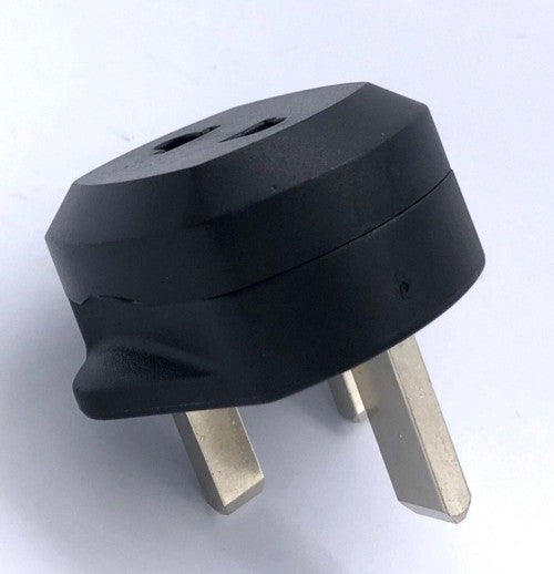 UK Travel Adaptor / Converter Euro 2 Pin  to UK 3 Pin Plug Adaptor