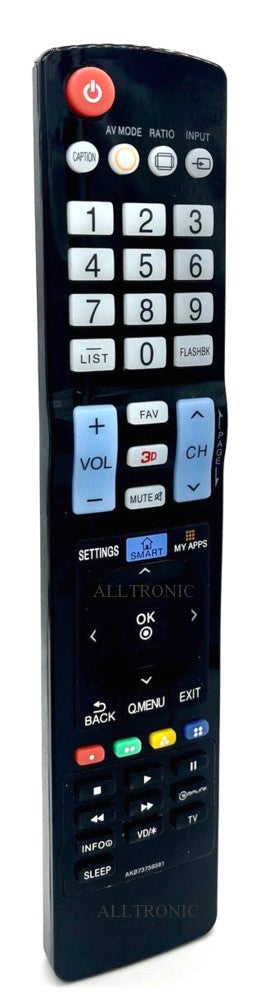 LED TV Remote Control AKB73756581 Replacement Model for LG