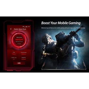 Asus AX5400 Dual Band Wifi 6 Gaming Router Model: RT-AX82U ( MARCH PROMO: with FREE Back Pack)