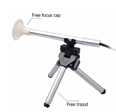 Camera Hd B003+ Scope 300X Usb Microscope