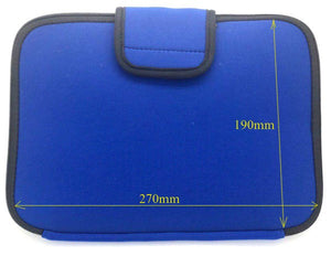 10" Notebook / Laptop Bag With Zip And Velcro Blue